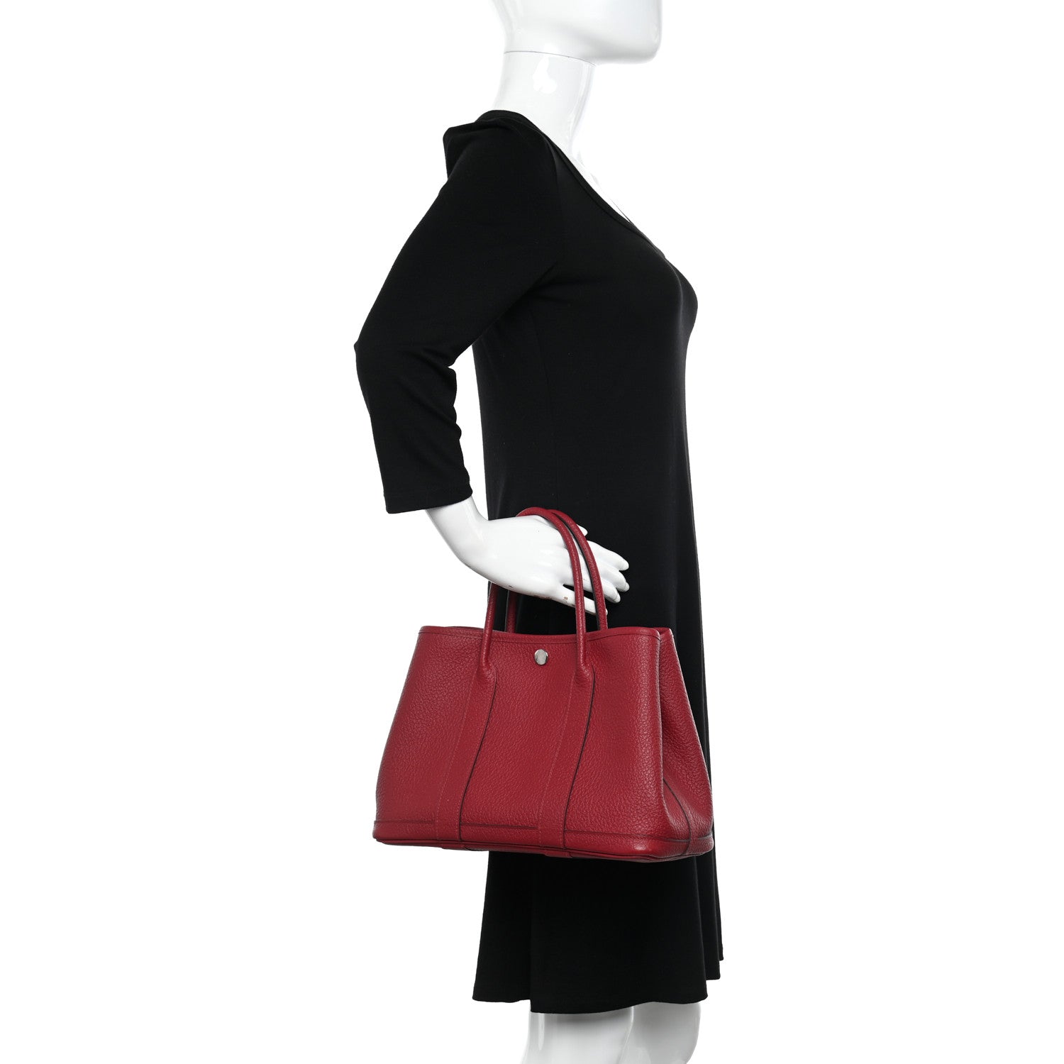 Hermes Vache Country Garden Party 30 TPM Rouge Piment 2 of 10