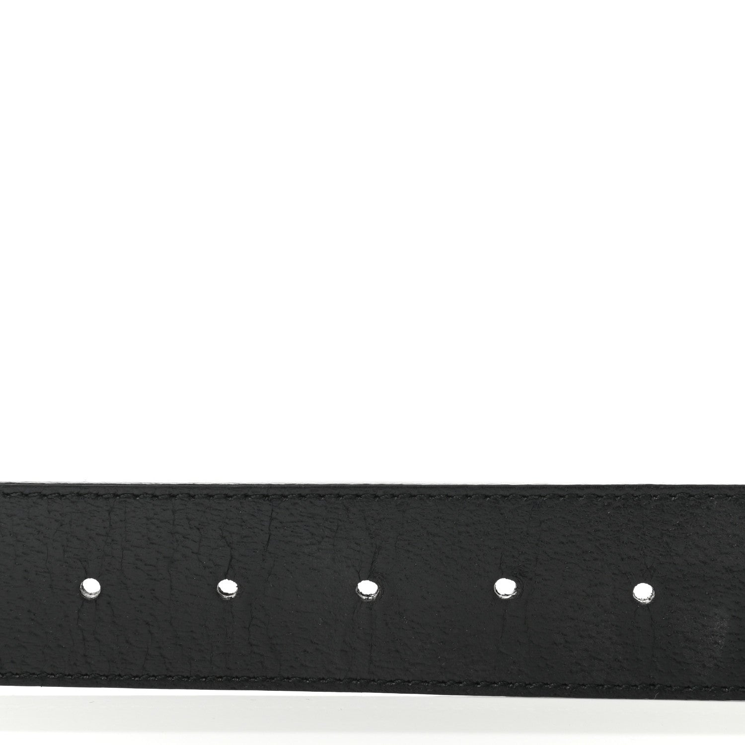 Gucci Textured Dollar Calfskin Double G 40mm Belt 85 34 Black 5 of 6