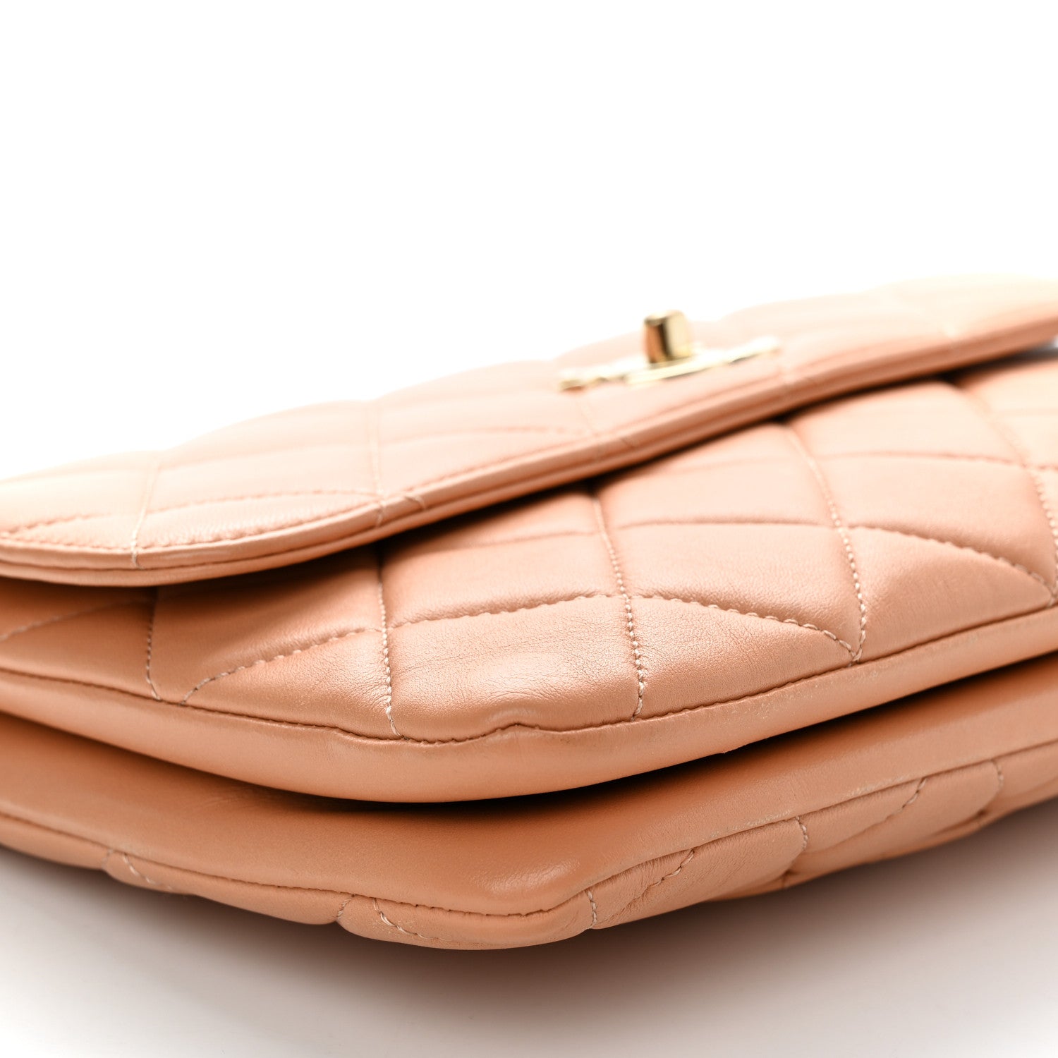 Chanel Lambskin Quilted Medium Trendy CC Flap Beige 9 of 17