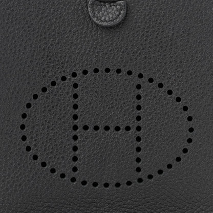 Hermes Taurillon Clemence Evelyne TPM Black 8 of 11