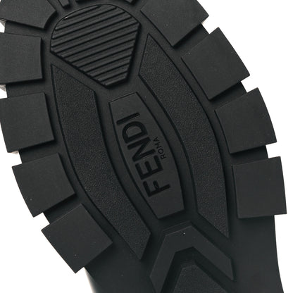 Fendi Calfskin Rubber Mens Fendi Force Chelsea Boots 7.5 Black 8 of 9