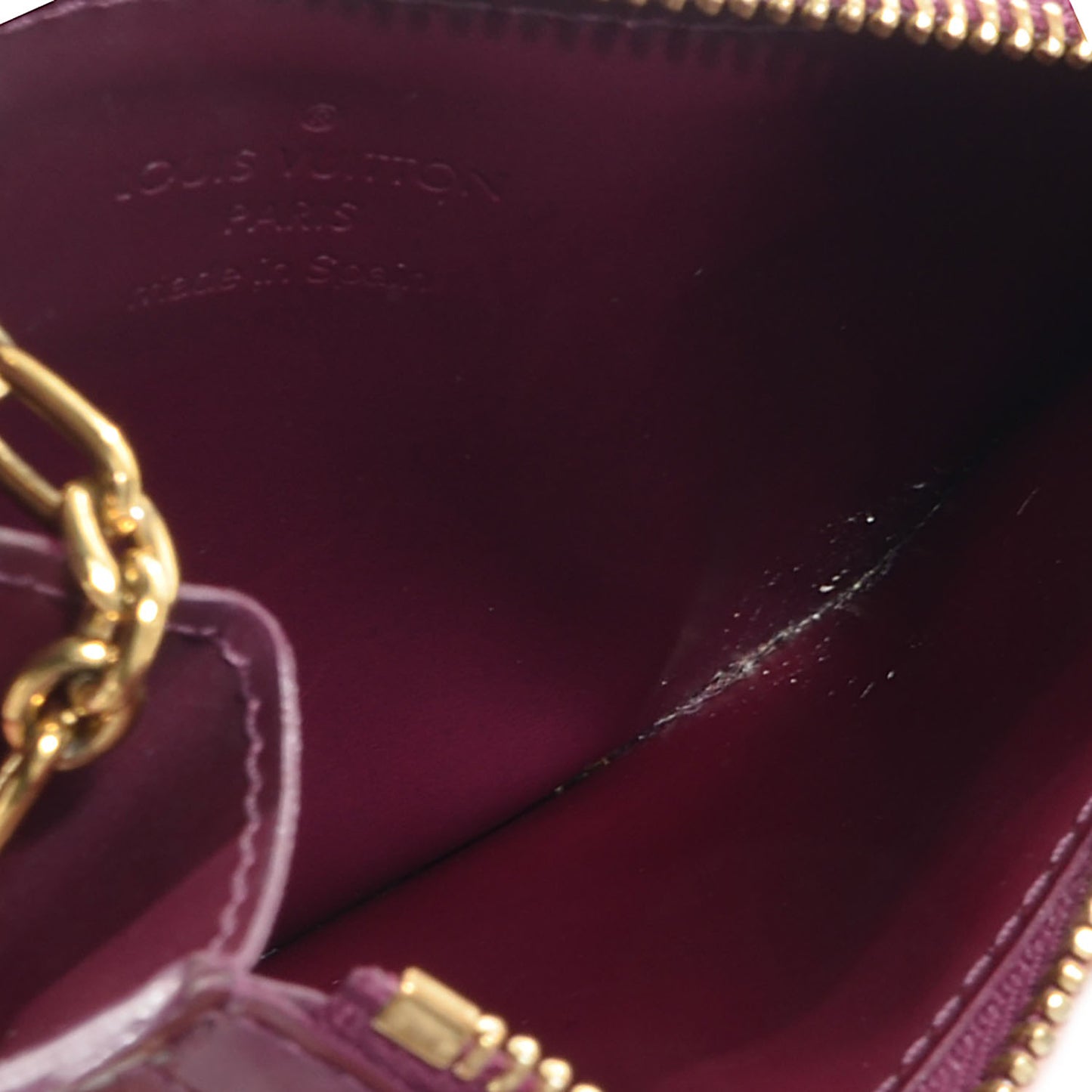 Vernis Key Pouch Violet