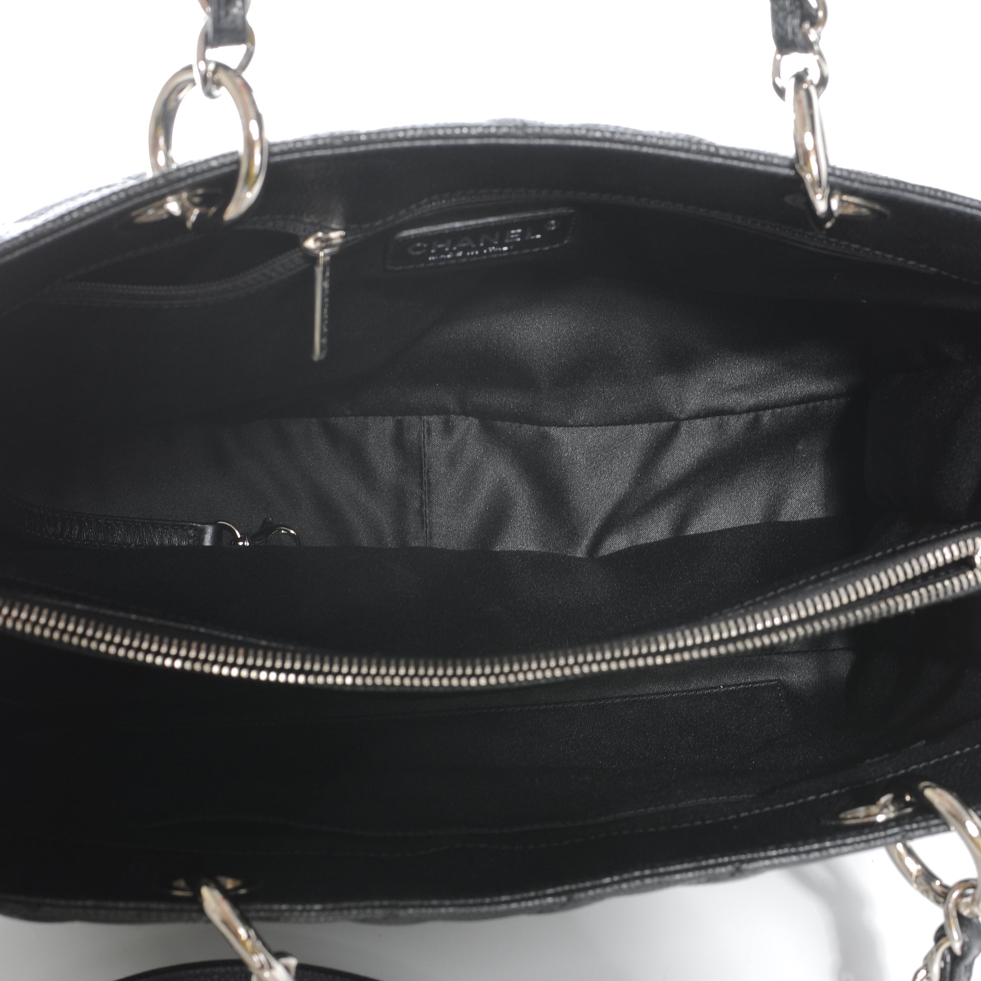 Chanel Caviar Grand Shopping Tote GST Black 7 of 7