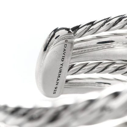 David Yurman Sterling Silver Pure Form Four-Row Cuff Bracelet 4 of 4