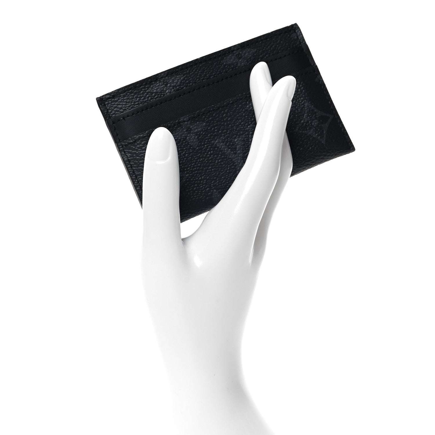 Louis Vuitton Monogram Eclipse Porte-Cartes Double Card Holder 2 of 6