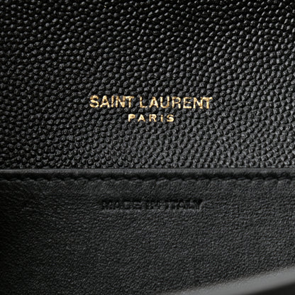 Saint Laurent Grain De Poudre Uptown Chain Wallet Black 7 of 10