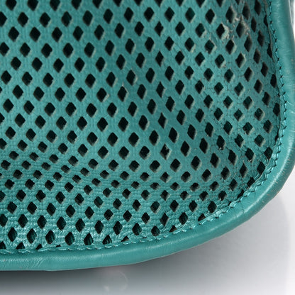 Chanel Calfskin Perforated Up In The Air Tote Green 9 of 10