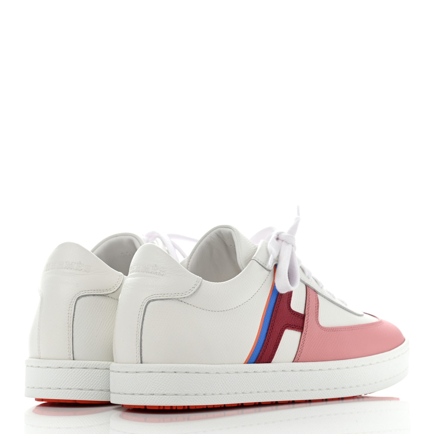 Epsom Womens Boomerang Sneakers 37.5 Multicolore Rose Pale