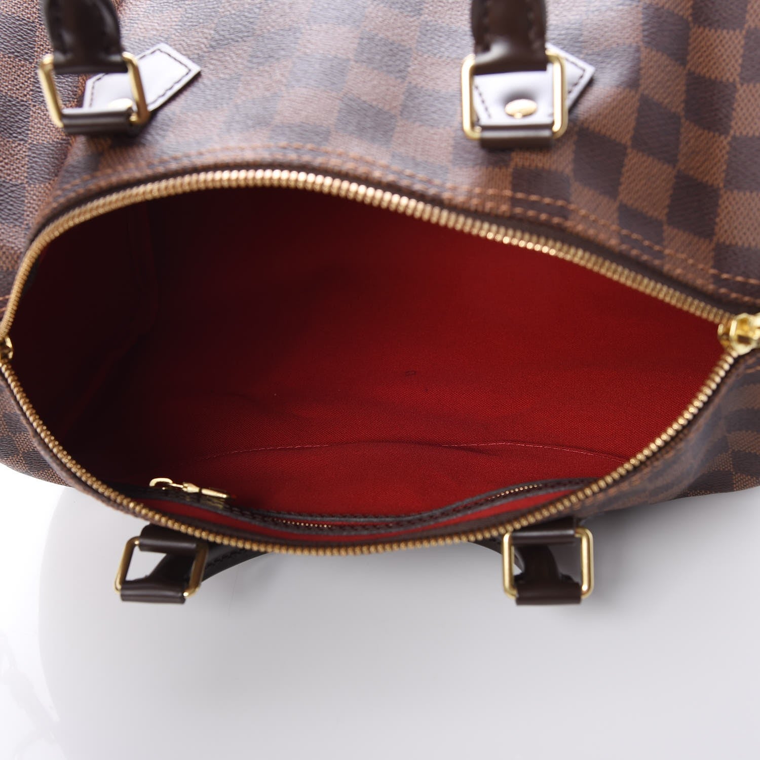 Louis Vuitton Damier Ebene Speedy Bandouliere 30 6 of 9