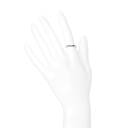 Cartier Platinum 3 Diamond 2.6mm 1895 Wedding Band Ring 50 5.25 2 of 4
