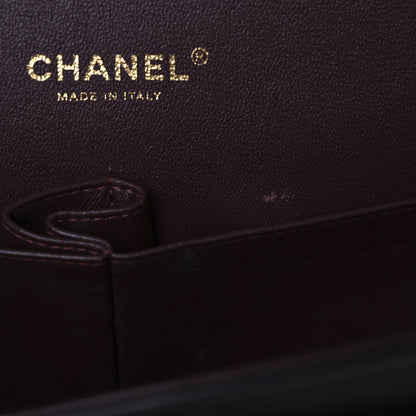 Chanel Lambskin Quilted Jumbo Double Flap Black 11 of 12