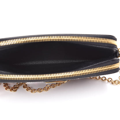 Prada X UNIVERSAL STUDIOS Saffiano Thunder Frankenstein Mini Double Zip Chain Crossbody Bag Lacca 6 of 11