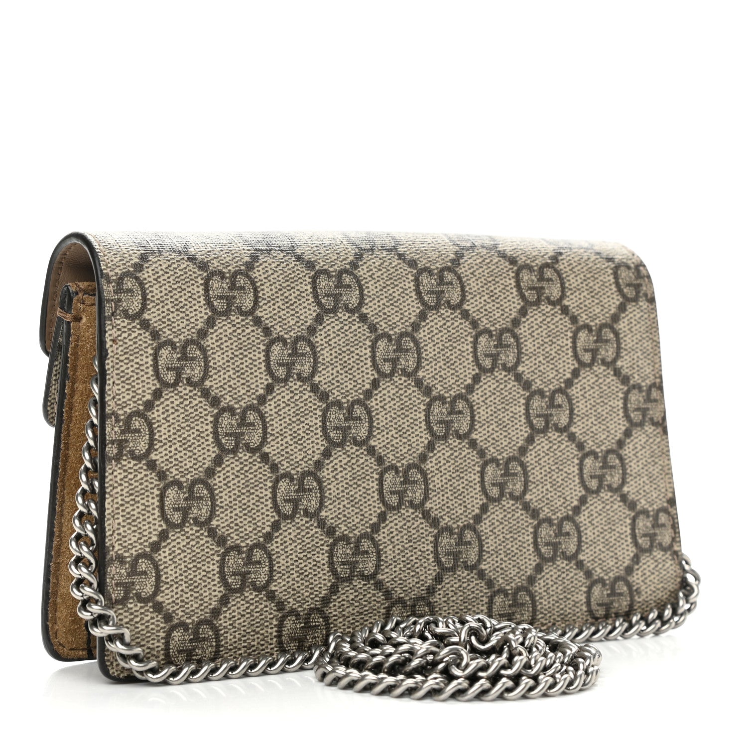 Gucci GG Supreme Monogram Super Mini Dionysus Shoulder Bag Taupe 3 of 11