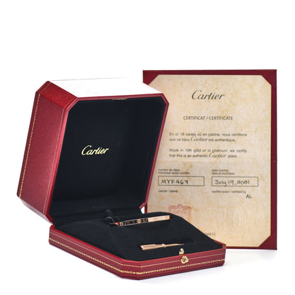 Cartier 18K Pink Gold Small LOVE Bracelet 18 4 of 4