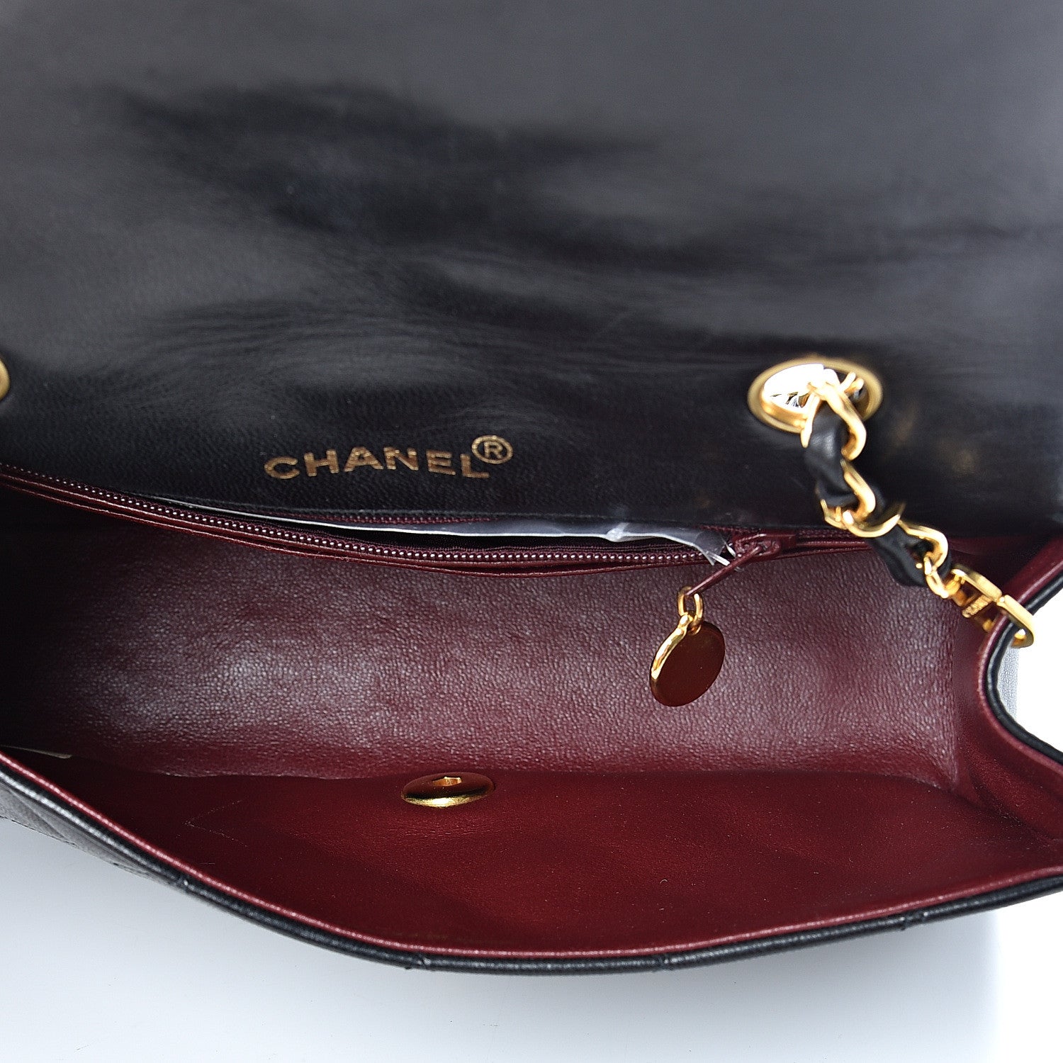 Chanel Lambskin Quilted Small Single Flap Black 4 of 16