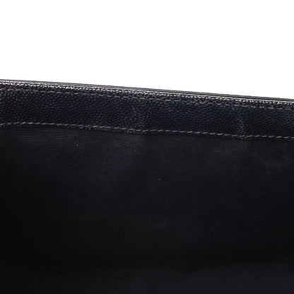 Saint Laurent Grain De Poudre Medium Classic Monogram Kate Satchel Black 15 of 15