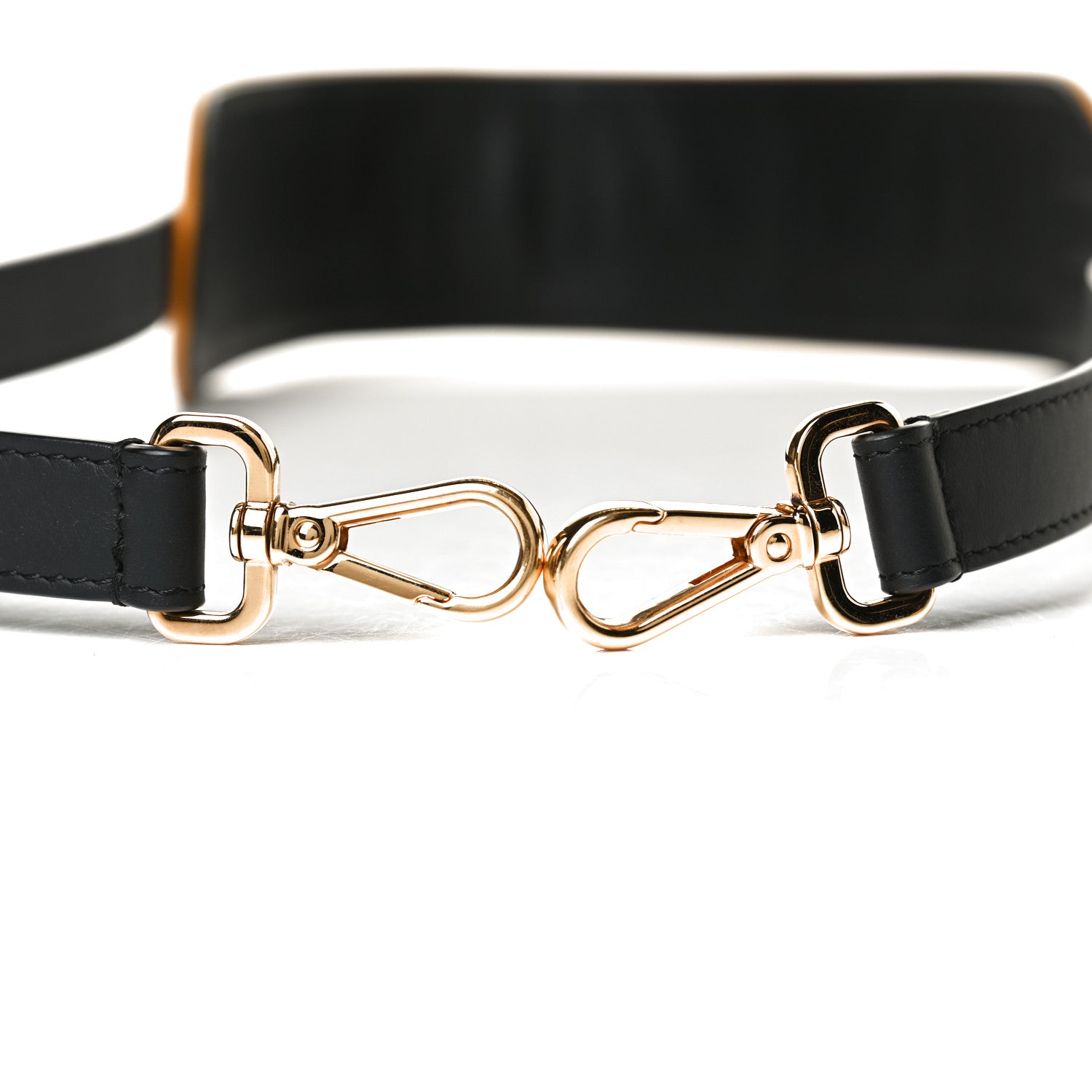 Fendi X FILA Glazed Fabric FF 1974 Mania Strap You Black White 3 of 7