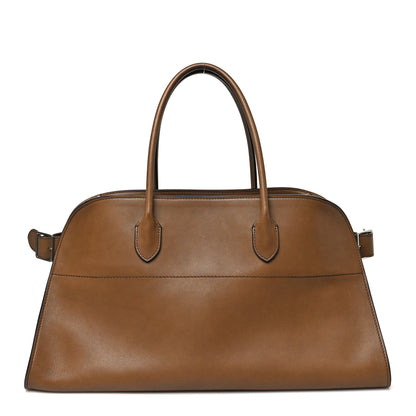The Row Polished Saddle Calfskin EW Margaux Muschio 1 of 9