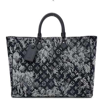 Louis Vuitton Monogram Tapestry Grand Sac Bleu 1 of 10