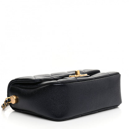 Chanel Iridescent Caviar Quilted Mini My Perfect Flap Dark Blue 4 of 15