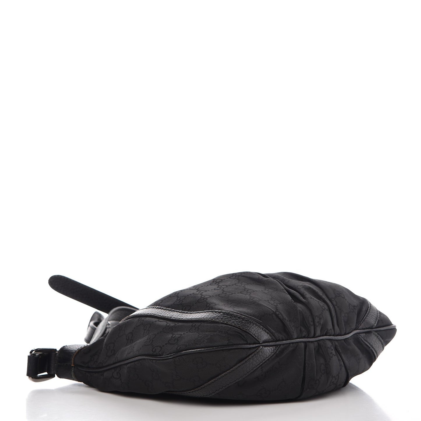 Nylon Monogram Small D Silver Ring Messenger Black