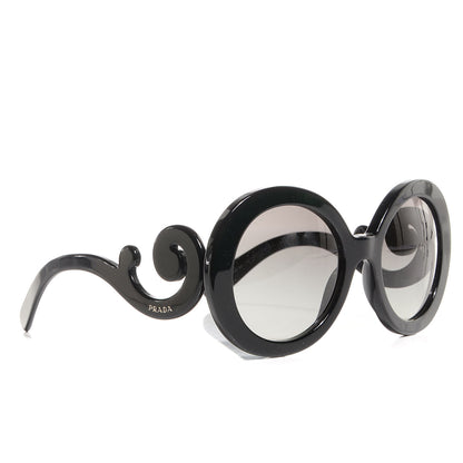 Prada Baroque Sunglasses SPR 27N Black 3 of 5