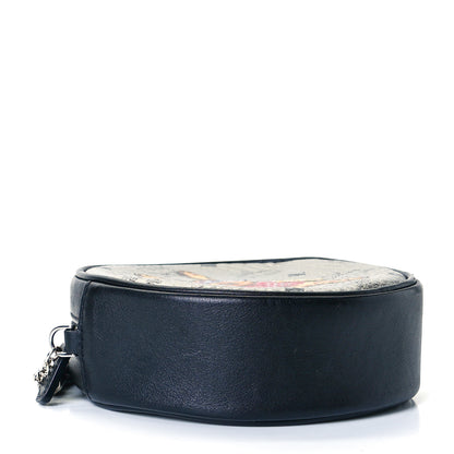MCM Metallic Visetos Rabbit Tambourine Crossbody Silver 4 of 8