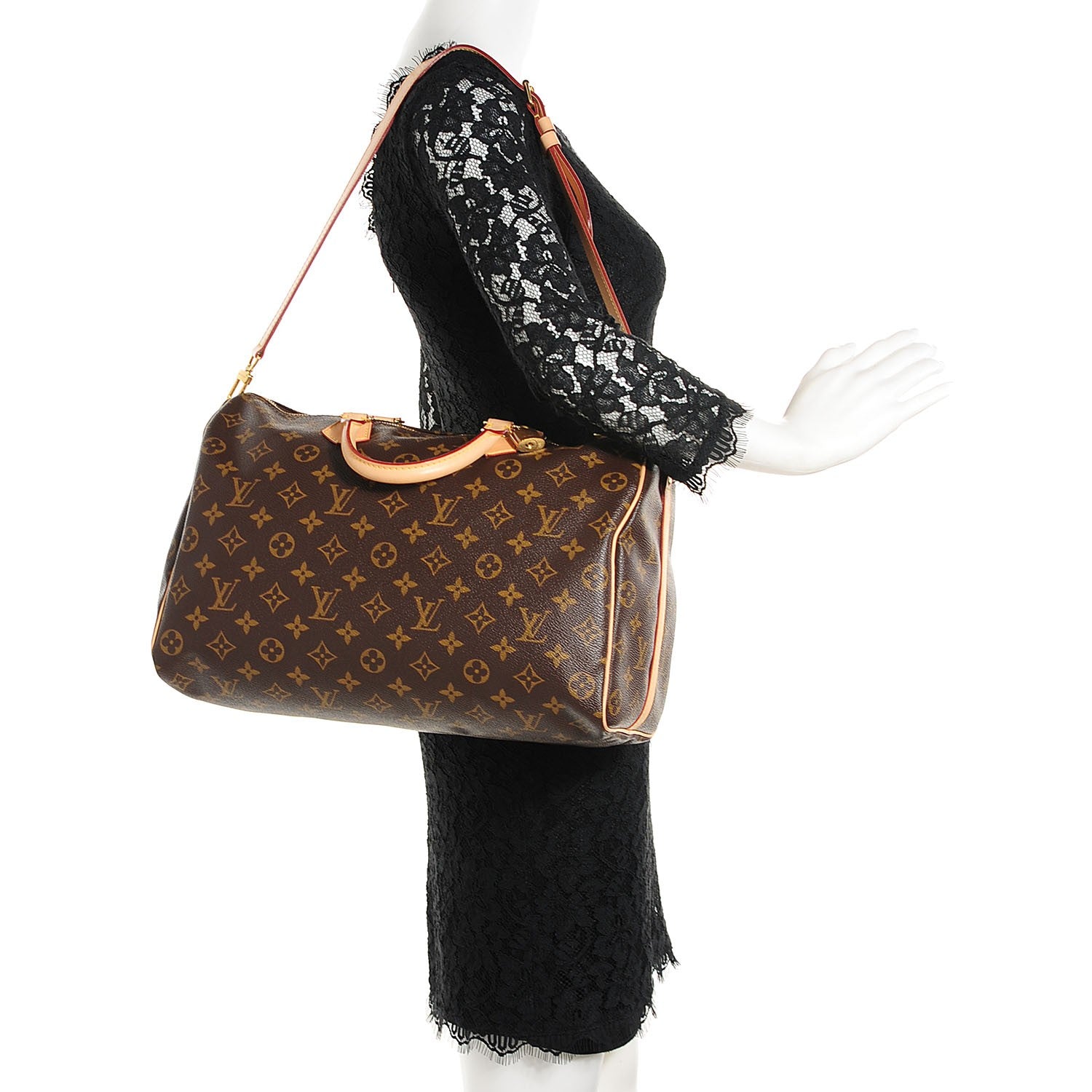 Louis Vuitton Monogram Speedy Bandouliere 35 2 of 7