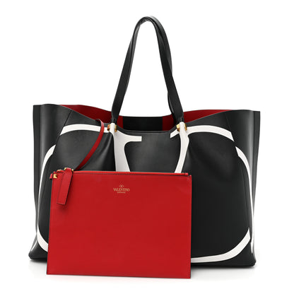 Valentino Garavani Nappa VLogo Medium Escape Tote Black 1 of 20