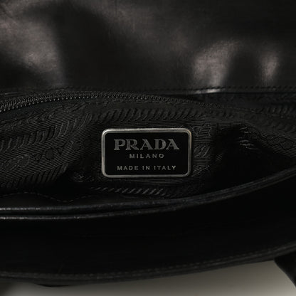 Prada Tessuto Nylon Soft Calf Tote Black 6 of 12