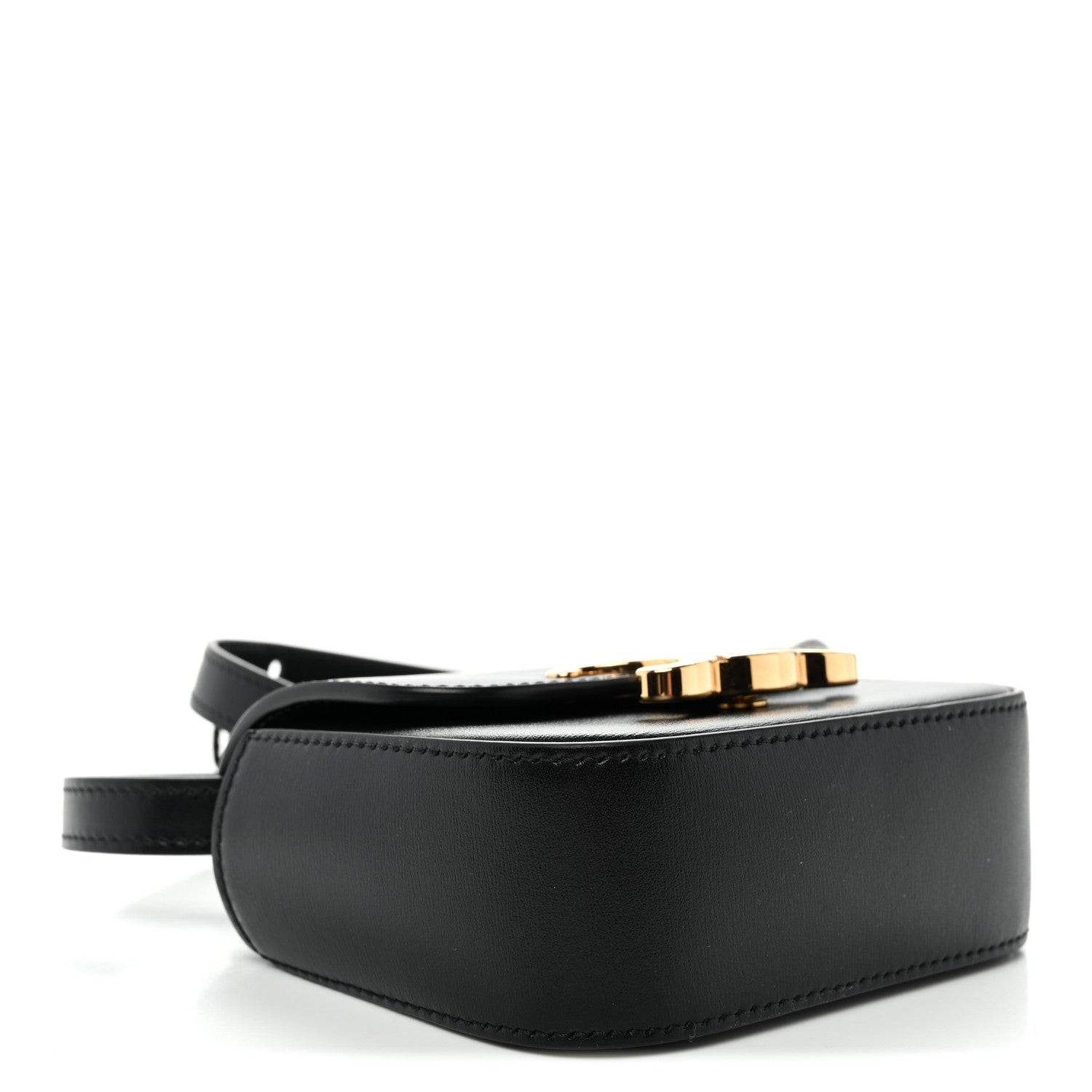 Celine Shiny Calfskin Mini Triomphe Black 4 of 9