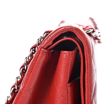 Chanel Caviar Quilted Maxi Double Flap Red 21 of 21