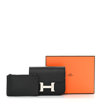 Hermes Epsom Constance Slim Wallet Black 12 of 12