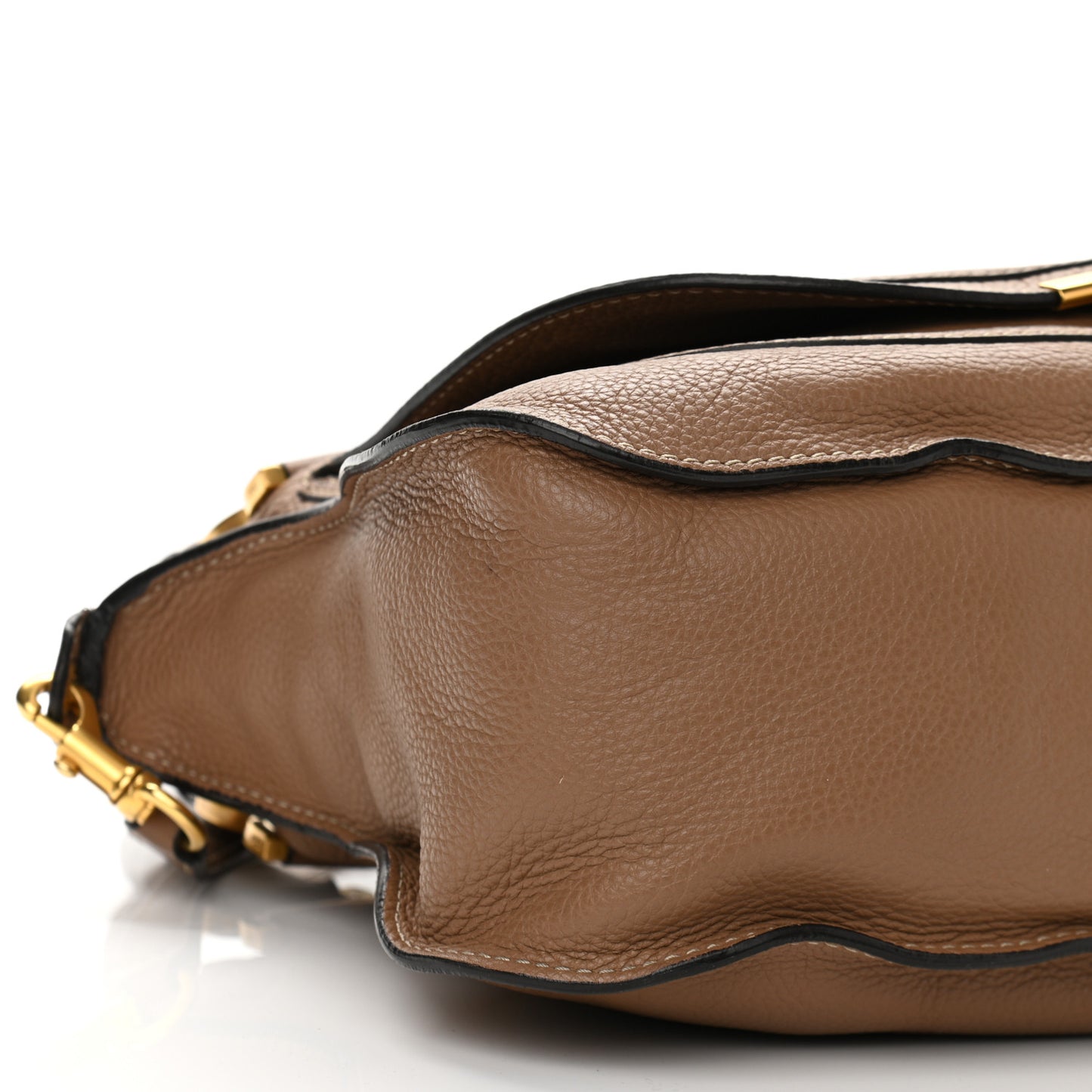 Calfskin Medium Marcie Satchel Nut