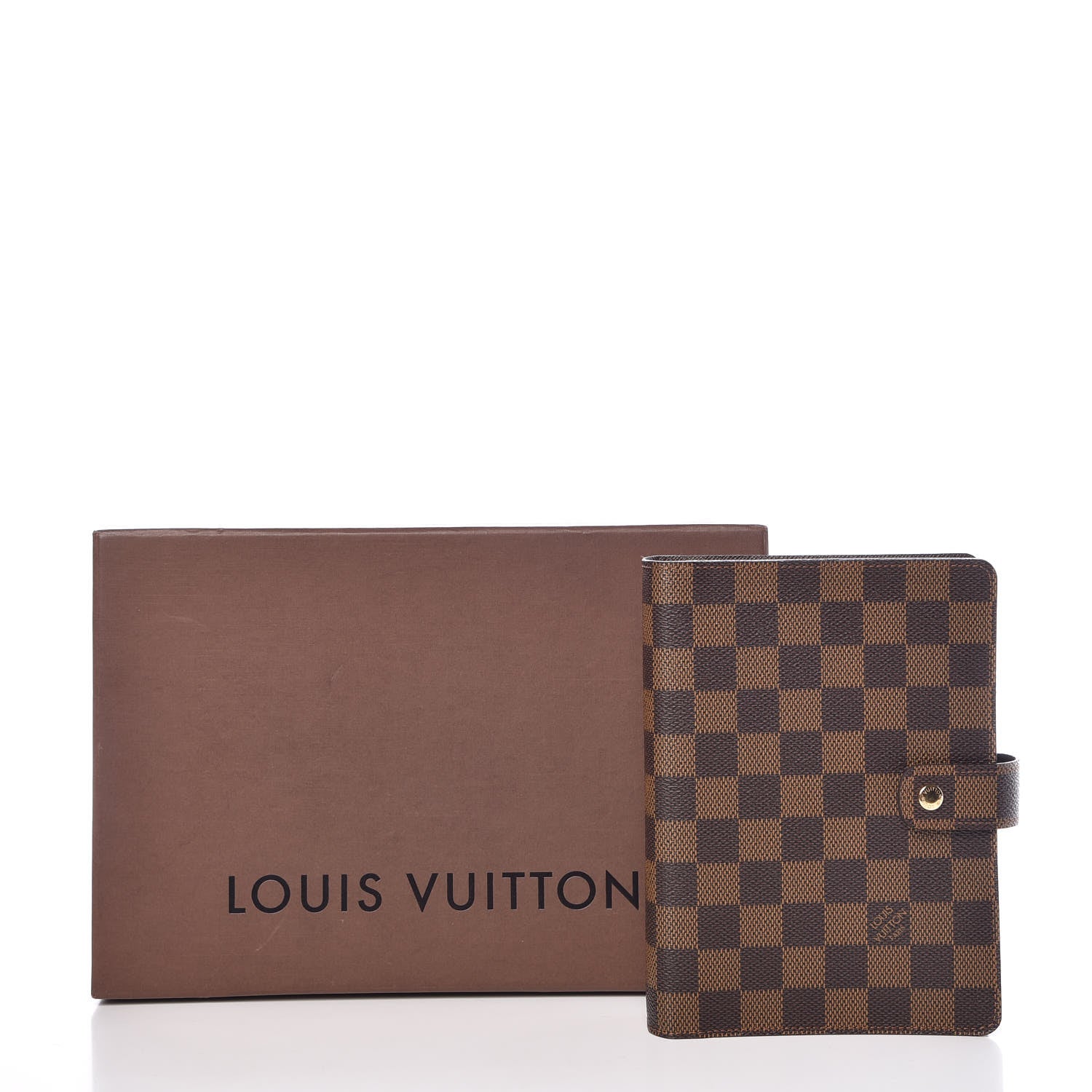 Louis Vuitton Damier Ebene Medium Ring Agenda Cover 7 of 7