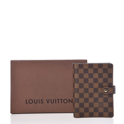 Louis Vuitton Damier Ebene Medium Ring Agenda Cover 7 of 7