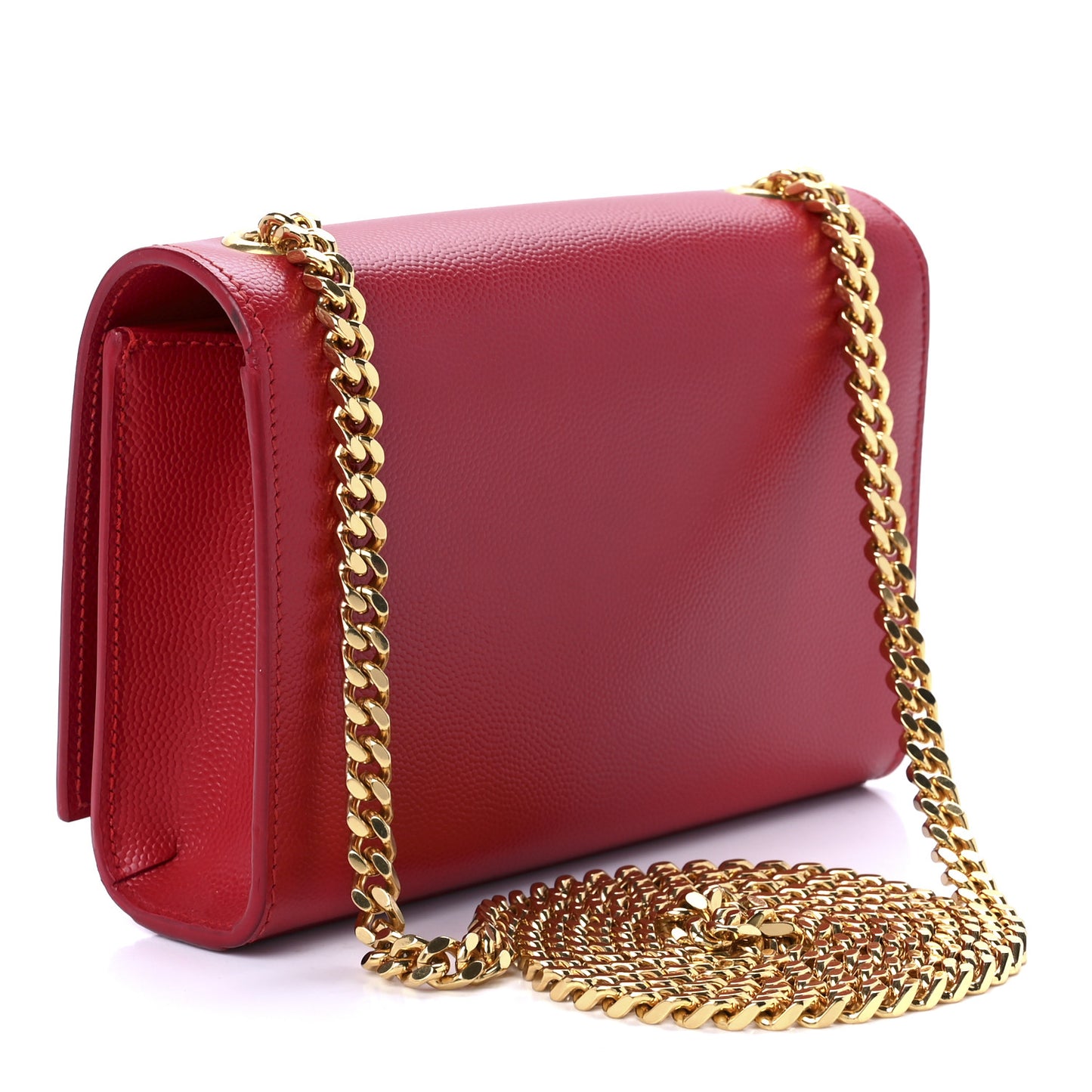 Grain De Poudre Small Monogram Kate Satchel Red