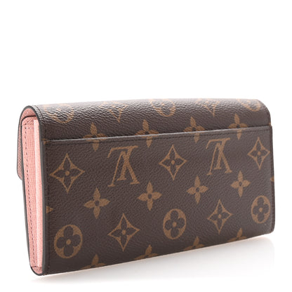 Louis Vuitton Monogram Sarah Wallet NM Rose Ballerine 3 of 7