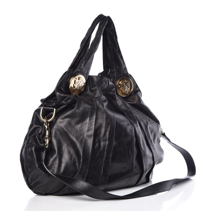 Gucci Calfskin Medium Hysteria Top Handle Bag Black 4 of 9