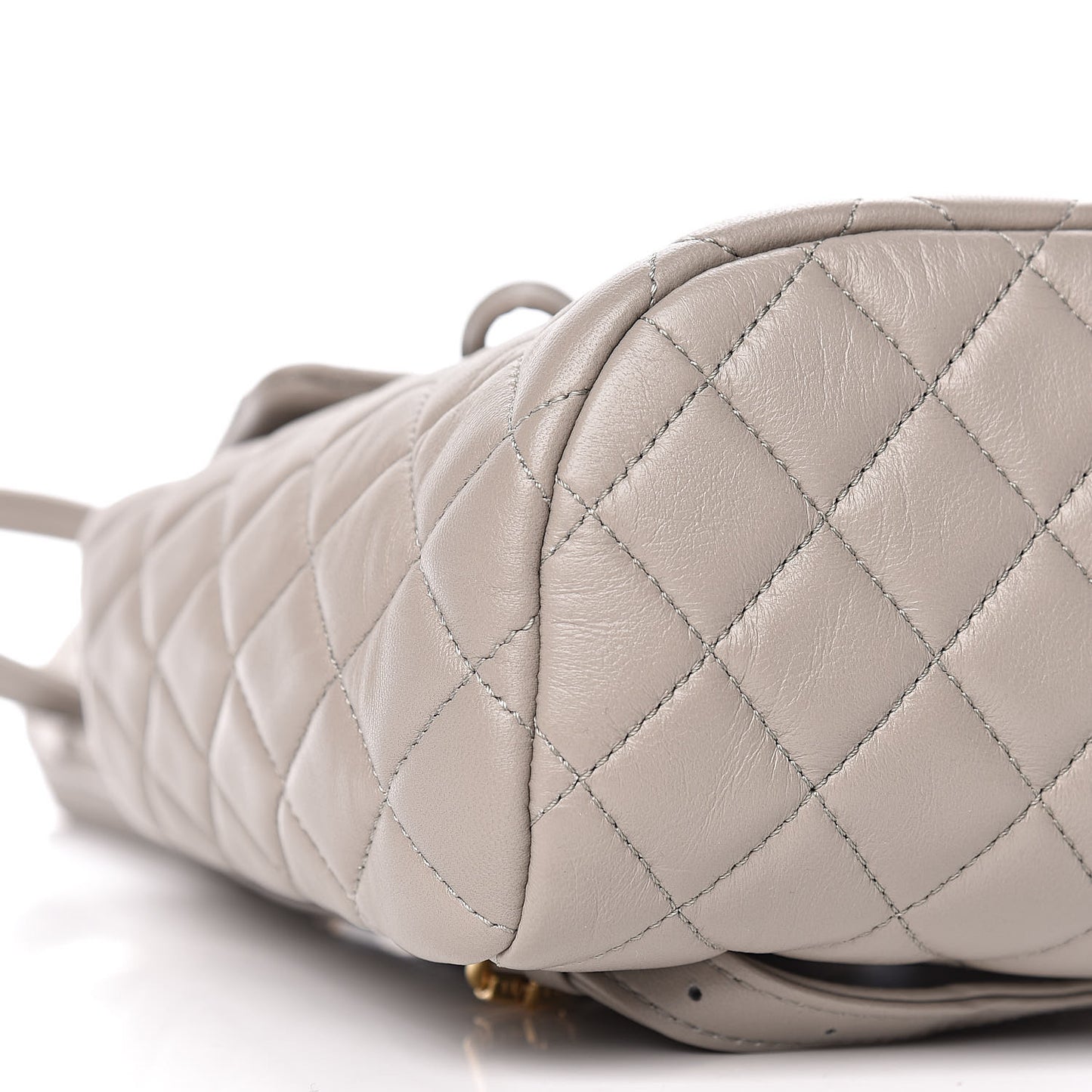 Calfskin Quilted Mini Urban Spirit Backpack Grey