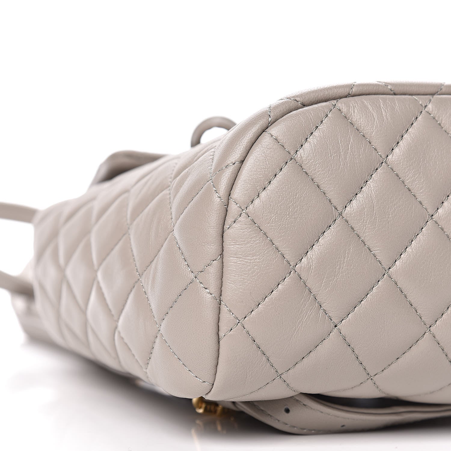 Chanel Calfskin Quilted Mini Urban Spirit Backpack Grey 9 of 10