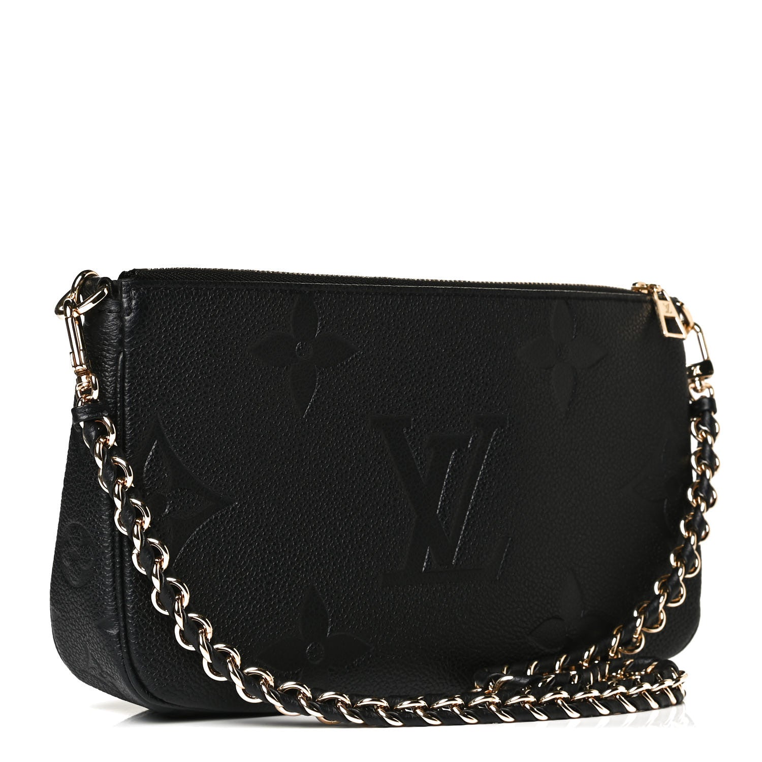 Louis Vuitton Empreinte Monogram Giant Multi Pochette Accessories Black 4 of 12