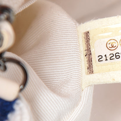 Chanel Cashmere Knit Extra Mini Single Flap White Multicolor 7 of 10