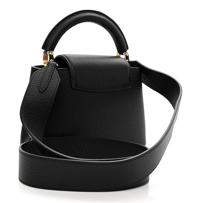 Louis Vuitton Taurillon Mini Capucines Black 3 of 9