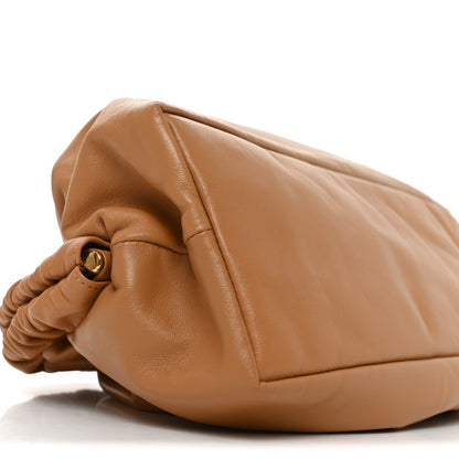 Mansur Gavriel Lambskin Cloud Clutch Caramel 8 of 9