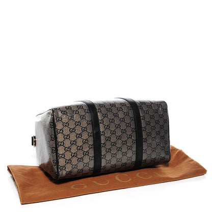 Gucci Crystal Monogram Joy Medium Boston Black 4 of 7