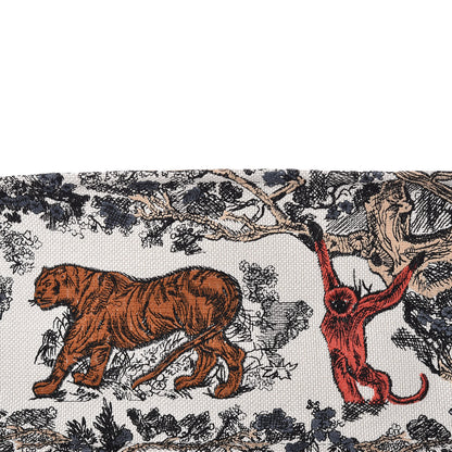 Christian Dior Canvas Embroidered Large Dioriviera Toile De Jouy Book Tote Multicolor 9 of 10