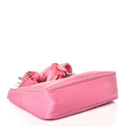 Prada Nylon Re-Edition 2005 Shoulder Bag Begonia 4 of 9