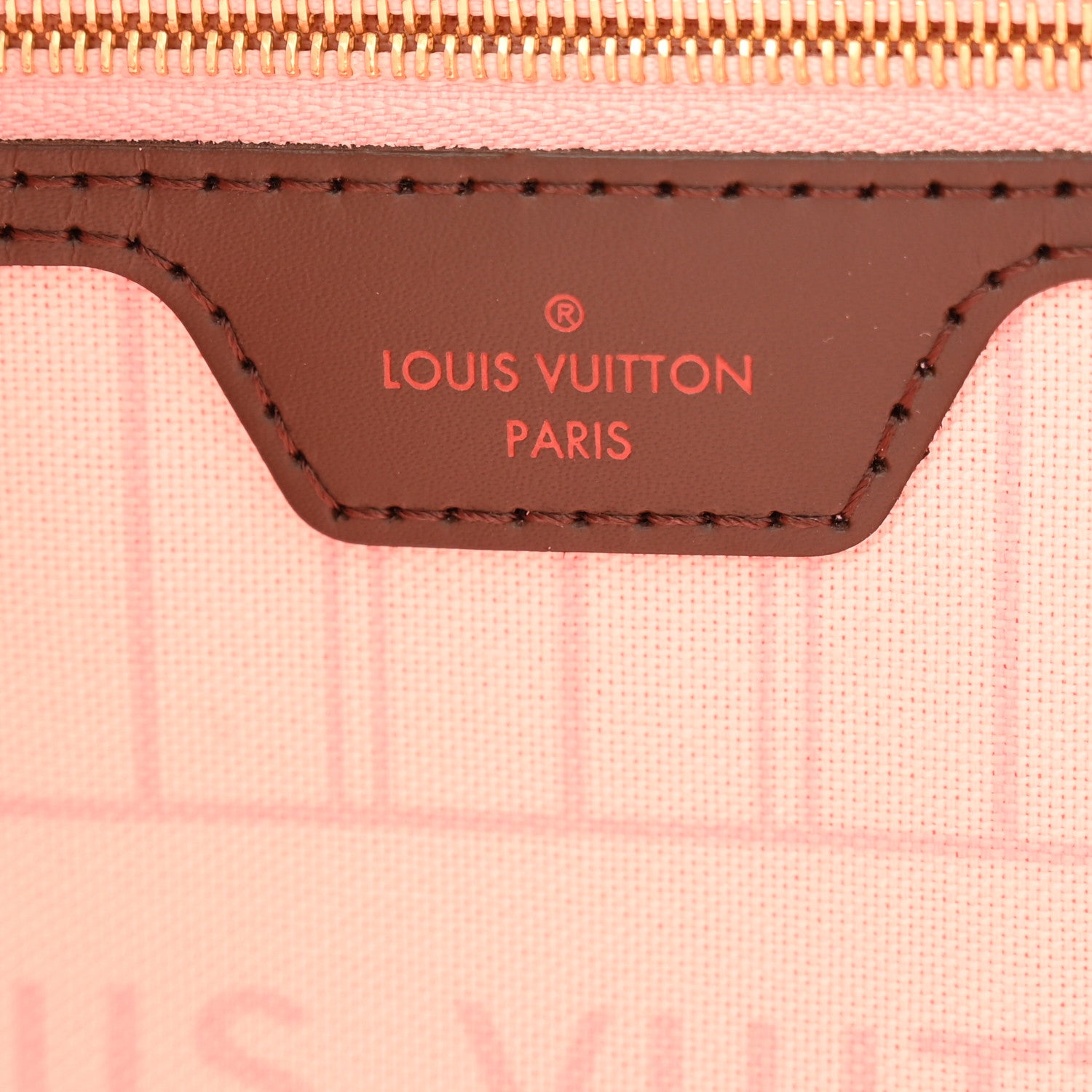 Louis Vuitton Damier Ebene Neo Neverfull MM Rose Ballerine 5 of 8