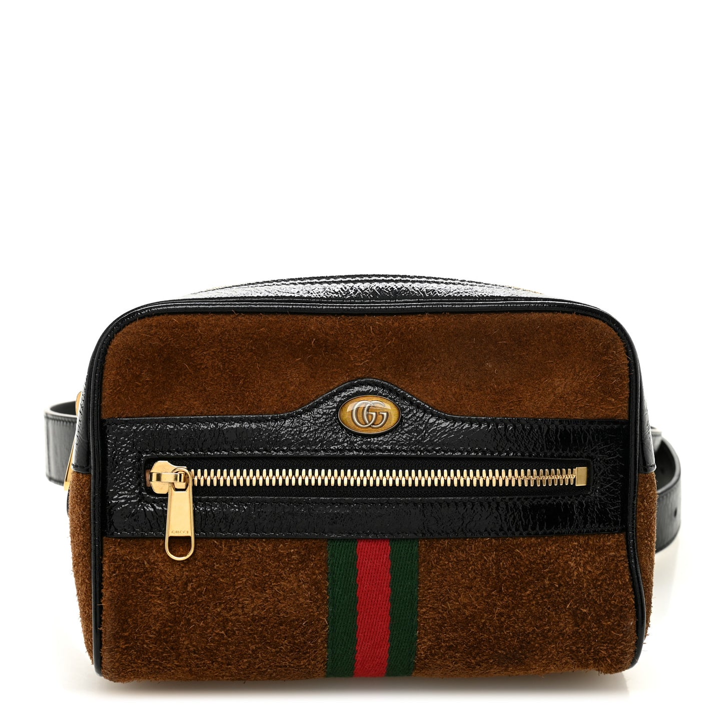 Suede Small Ophidia Belt Bag 85 34 Brown